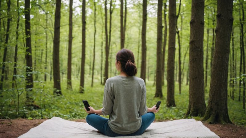 digital detox, mental velvære, afslapning, mindfulness, balance