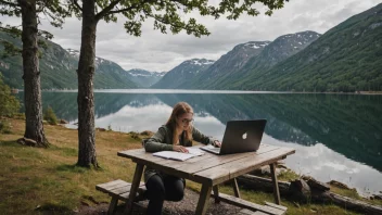 digital nomade, arbejde rejse, Skandinavien, livsstil, eventyr