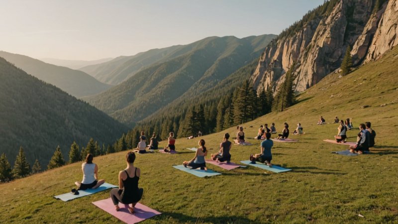 udendørs aktiviteter, sundhed, velvære, natur, vandreture, cykling, yoga, kajak, camping