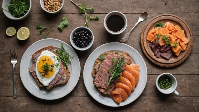 nordisk køkken, traditionelle retter, smørrebrød, gravad laks, skandinavisk mad