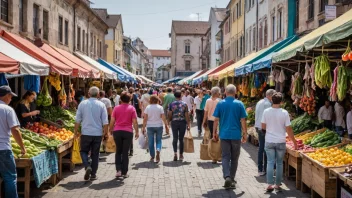 lokale markeder, rejseguide, kulturel oplevelse, mad, souvenirs, forhandling, global rejse